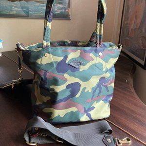 MZ WALLACE Camo Medium Tote Shoulder Bag Soho Purse